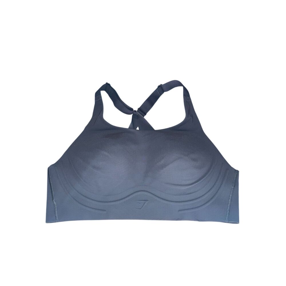 Gymshark Black Clasp Racerback Sports Bra XS workout Activewear athleisure‎